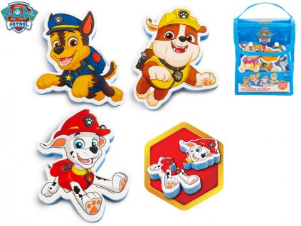 Paw Patrol pěnové puzzle do vany 18m+ v taštičce skladem