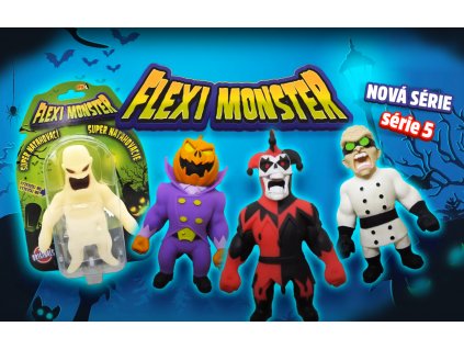 flexi monster figurky natahovaci prisery serie 5