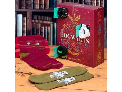 Adventní kalendář Harry Potter - ponožky 2021