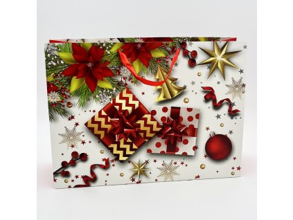 Dárková taška vánoční 42x31 cm
