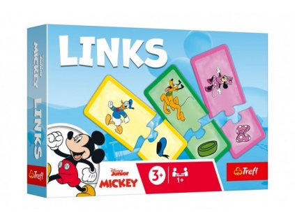 Hra Links skládanka Mickey Mouse a přátelé 14 párů vzdělávací hra v krabici 21x14x4cm- SKLADEM