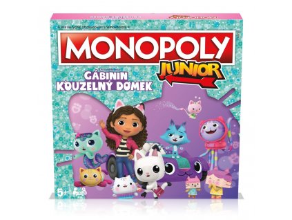 Společenská hra Monopoly Junior Gábinčin kouzelný domeček