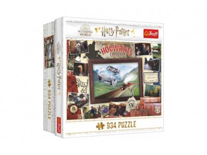 Puzzle Harry Potter Bradavický expres 934 dílků 68x48cm v krabici 26x26x10cm