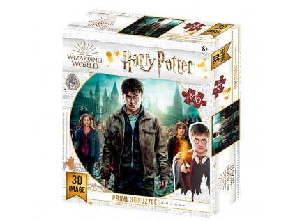 PRIME 3D PUZZLE - Harry Potter - Harry, Hermione and Ron 300 dílků