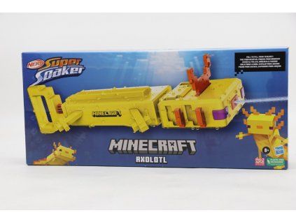 Nerf vodní pistole Supersoaker Minecraft Axol