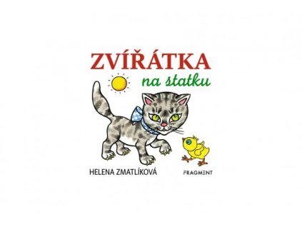Knížka leporelo CZ text - Zvířátka na statku 10,5x10cm 12m+