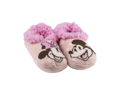 Domácí capáčky s kožíškem Disney Minnie