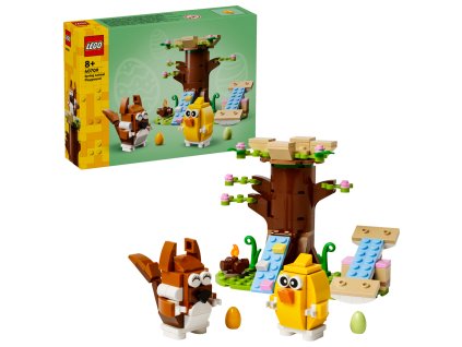 LEGO® Iconic 40709 Jarní hřiště pro zvířátka