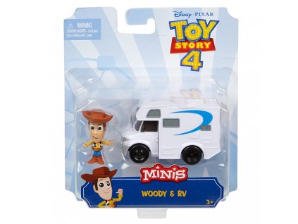 TOY STORY 4: Minifigurka Woody + vozidlo - skladem