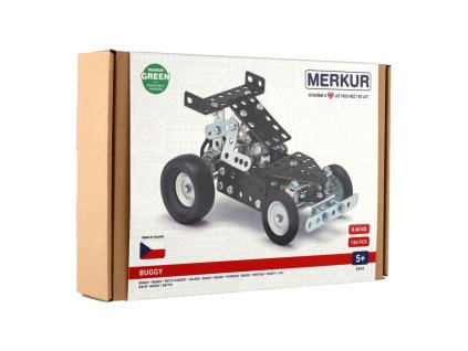 Stavebnice MERKUR 055 Buggy 126ks v krabici 26x18x5,5cm