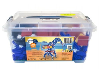 Stavebnice SEVA 5 Jumbo plast 1064ks v plastové krabici 40x19x27cm