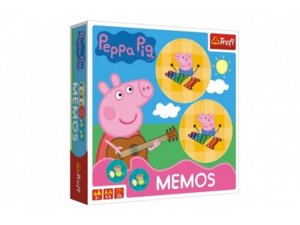 Pexeso papírové Prasátko Peppa/Peppa Pig společenská hra 36 kusů v krabici 20x20x5cm