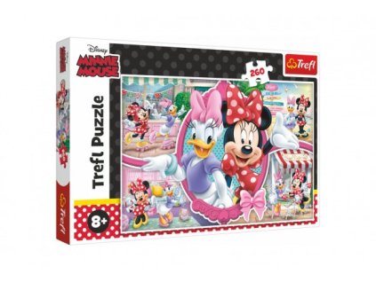 Puzzle Minnie a Daisy/Disney 60x40cm 260 dílků v krabici 40x26x4,5cm