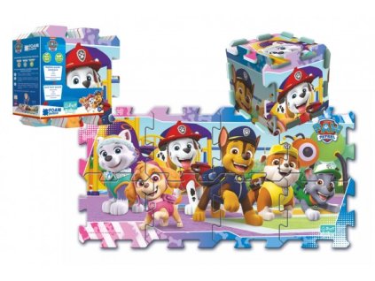 Pěnové puzzle Tlapková Patrola/Tlapková patrola 32x32x1cm 8ks v sáčku 2+