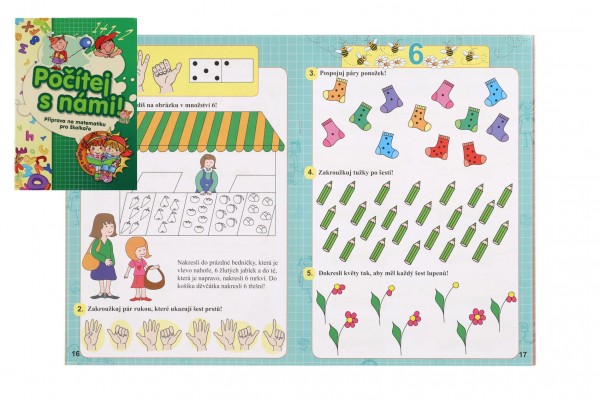 FONI Book Pracovní sešit Počítej a námi pro školkaře CZ verze 20x29cm