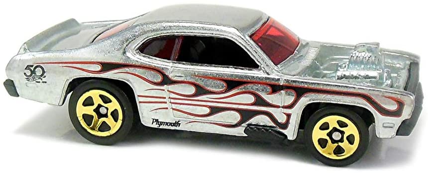 Mattel Hot Wheels Plymouth Duster Thruster - ZAMAC Výroční model 50 let 7/8 FRN30