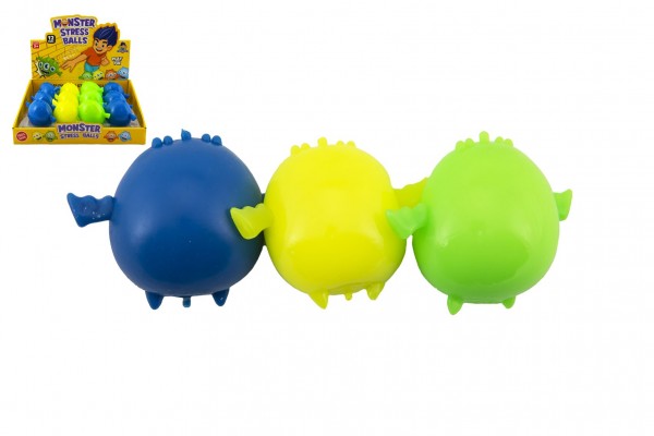 Teddies Míček antistresový mačkací silikon 7cm 4 barvy v sáčku (1 ks)