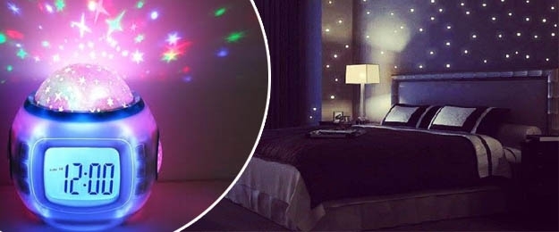 TIP! Relaxační budík s noční oblohou