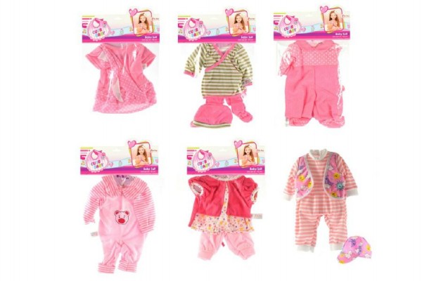Teddies Oblečky/Šaty pro panenky/miminka velikosti 20-30cm skladem