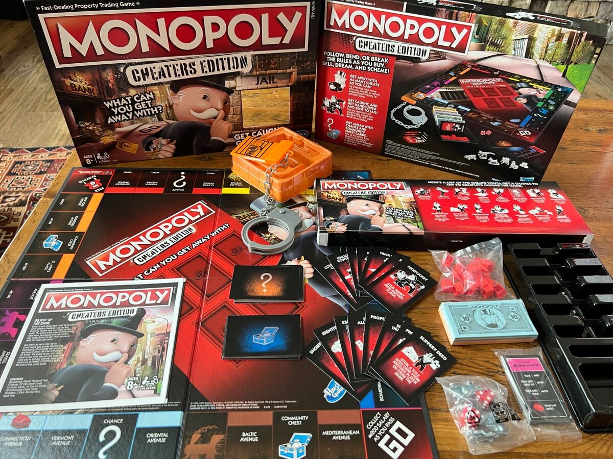 Hasbro hry Monopoly Cheaters edition cz verze