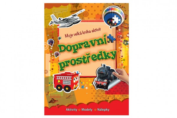 FONI Book Moje velká kniha aktivit Dopravní prostrědky CZ verze 21x28cm