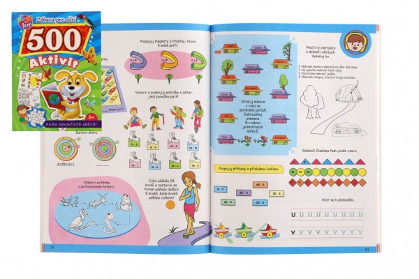FONI Book Pracovní sešit 500 zábavných aktivit CZ verze 21x28cm