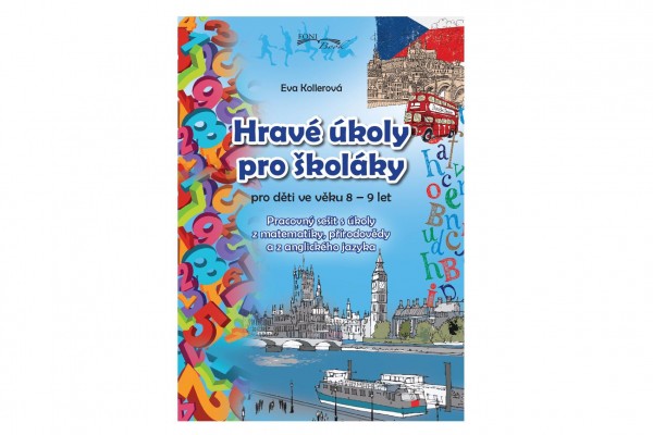 FONI Book Pracovní sešit Hravé úkoly pro školáky 8-9 let CZ verze 20x29cm