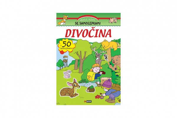 FONI Book Sešit Divočina se samolepkami CZ verze 20x29cm