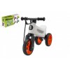 Odrážedlo FUNNY WHEELS Rider SuperSport bílé/oranž 2v1+popruh,výš.sedla28/30cm nos.25kg 18m+v krab.