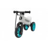 Odrážedlo FUNNY WHEELS Rider SuperSport bílé/tyrkys 2v1+popruh,výš.sedla28/30cm nos.25kg 18m+v sáčku