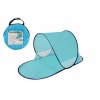 Stan plážový s UV filtrem 140x70x62cm samorozkládací polyester/kov ovál modrý v látkové tašce