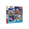 Puzzle 4v1 Sonic/Sonic The Hedgehog 28,5x20,5cm v krabici 28x28x6cm