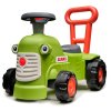 Odstrkovadlo – traktor Claas světle zelený s volantem