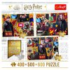 Puzzle Harry Potter Harry Potter, Ron, Hermiona 3v1 400 + 500 + 600 dílků