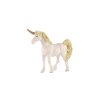 Jednorožec bílo-zlatý zooted plast 16cm