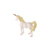 Jednorožec bílo-zlatý zooted plast 16cm