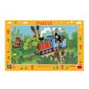 Puzzle deskové Krtek a lokomotiva 29,5x19cm 15 dílků