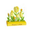 Stavebnice mini KOCO Tulipány plast 295ks v krabičce 11x12x5cm