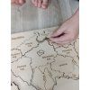 Mapa ČR - kraje a řeky - vkládací puzzle