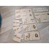 Dřevěné puzzle - stopy lesních zvířat