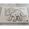 Triceratops - vkládací puzzle
