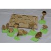 Dřevěné naučné puzzle (různé druhy)