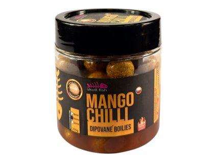 Dipované boilies | MANGO/CHILLI | 250 g