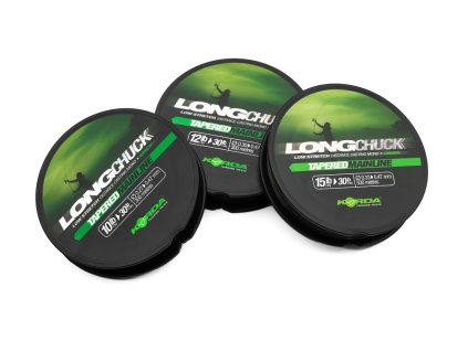 Korda Ujímaný Vlasec LongChuck Tapered Mainline Green 300m (Průměr 10-30lb/0,27-0,47mm)