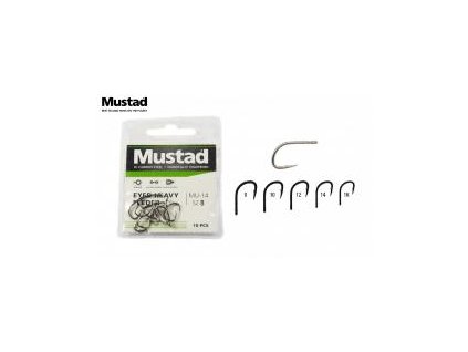 Háček Mustad Eyed Heavy Feeder-10 ks (Velikost 8)