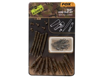 Fox montáž EDGES™ Camo Slik Lead Clip Kit 5 ks (Varianta vel. 10)
