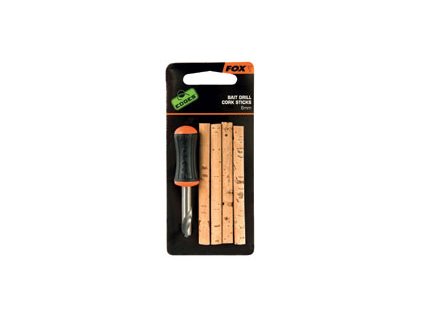 Fox Vrtáček EDGES™ Bait Drill & Cork Sticks (Varianta EDGES™ Bait Drill & Cork Sticks - Drill & 6mm Cork Sticks)