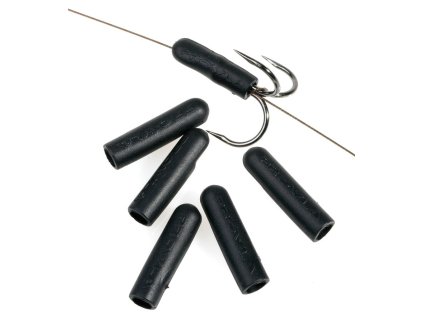 Krytky na háčky Prowla Treble Sleeves černé, 30ks (Velikost 4)