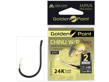 Mikado háček GOLDEN POINT - CHINU W/R - 8 ks (Velikost 4)