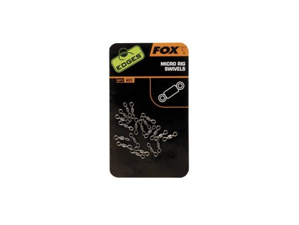 Fox obratlíky EDGES™ Micro Rig Swivels (Varianta EDGES™ Micro Rig Swivels - Swivels)